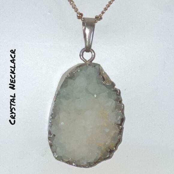 Natural Quartz Necklace - Picture 3 of 12